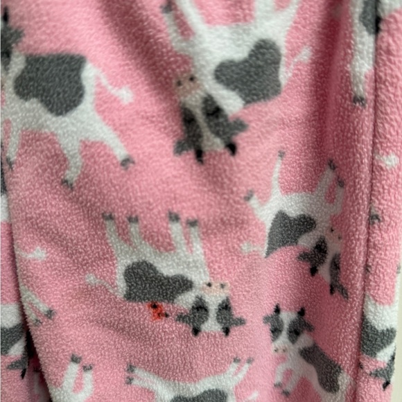Simple Joys by Carter's 4T Girls Fleece Pajama Bottoms with Cows - Picture 2 of 5